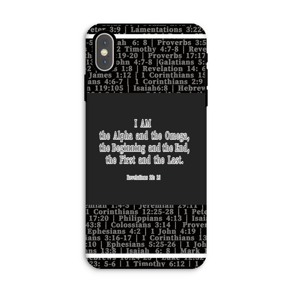 Revelation 22:13 Verse Tough Phone Case