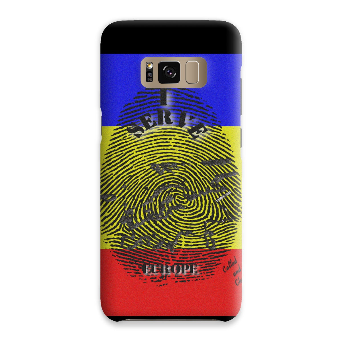 I Serve Europe Fingerprint Snap Phone Case