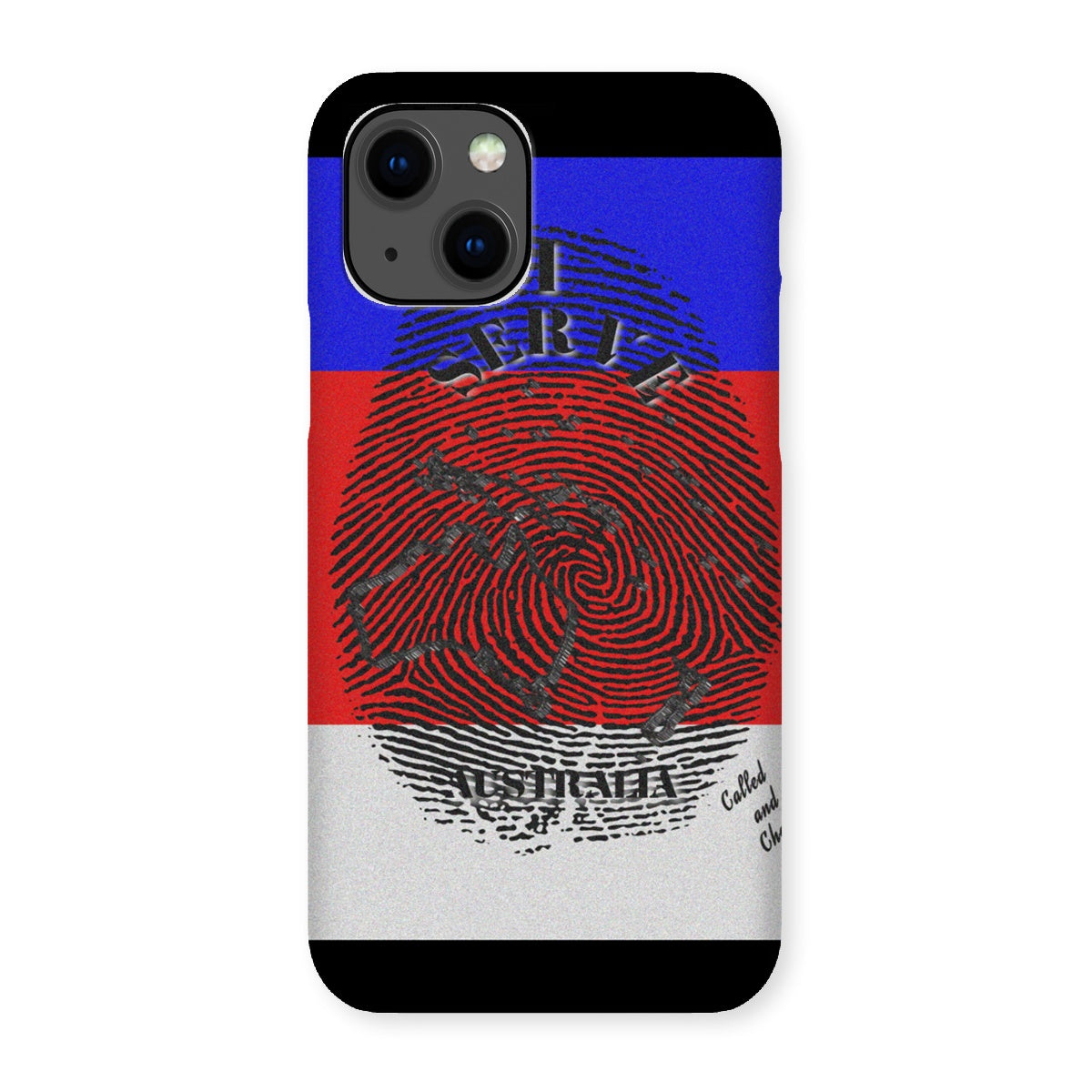 I Serve Australia Fingerprint Snap Phone Case