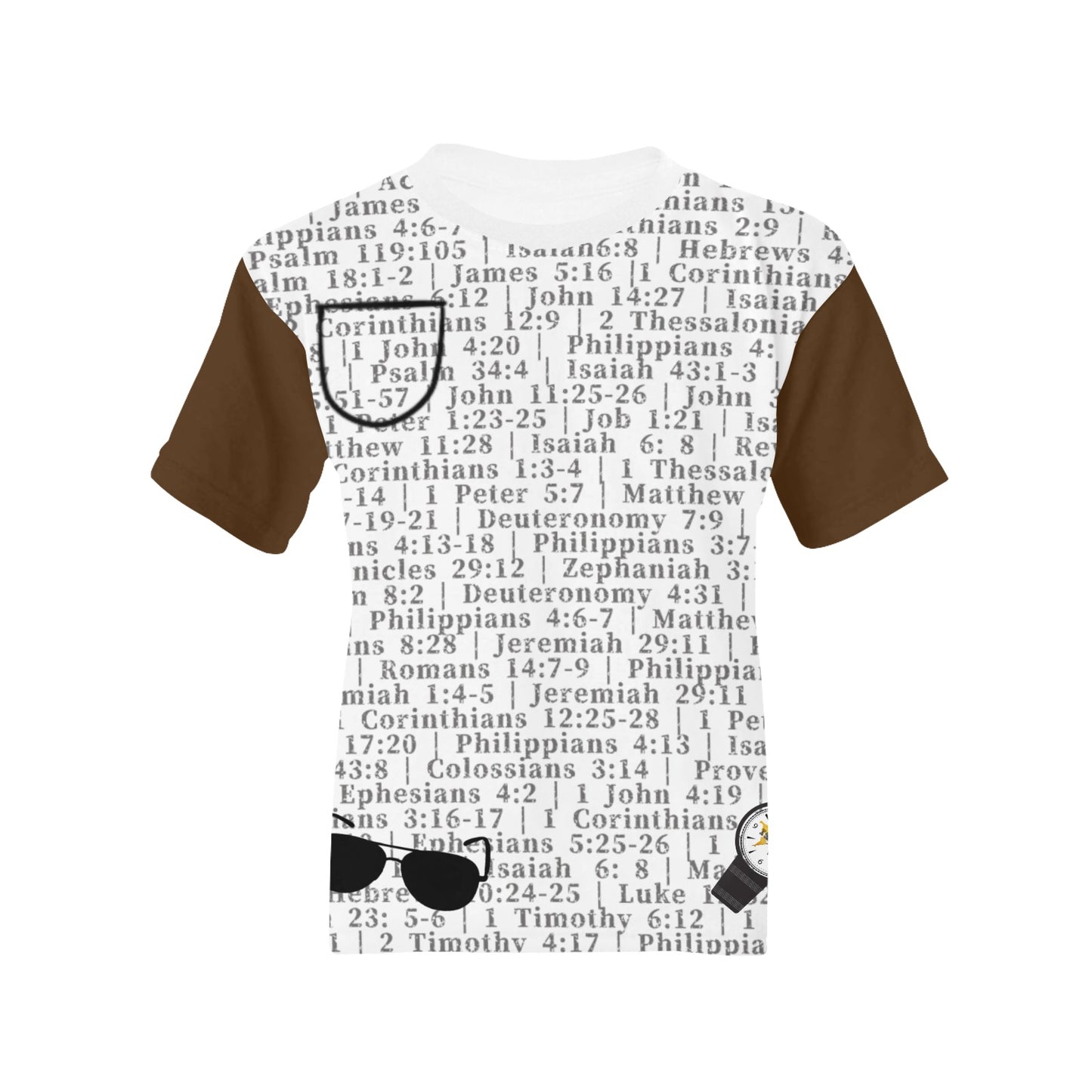 Youth Boy Psalm 46:10 Covered T-Shirt