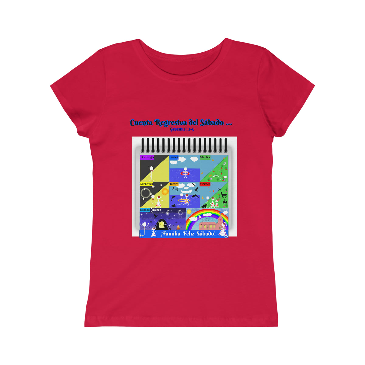 Spanish || Girl's Sabbath Family Matching Princess Shirt