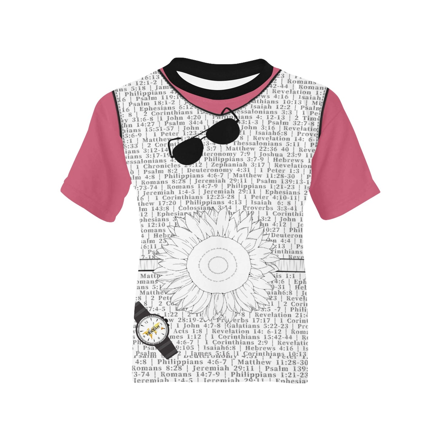 Youth Girl Psalm 46:10 Covered T-Shirt