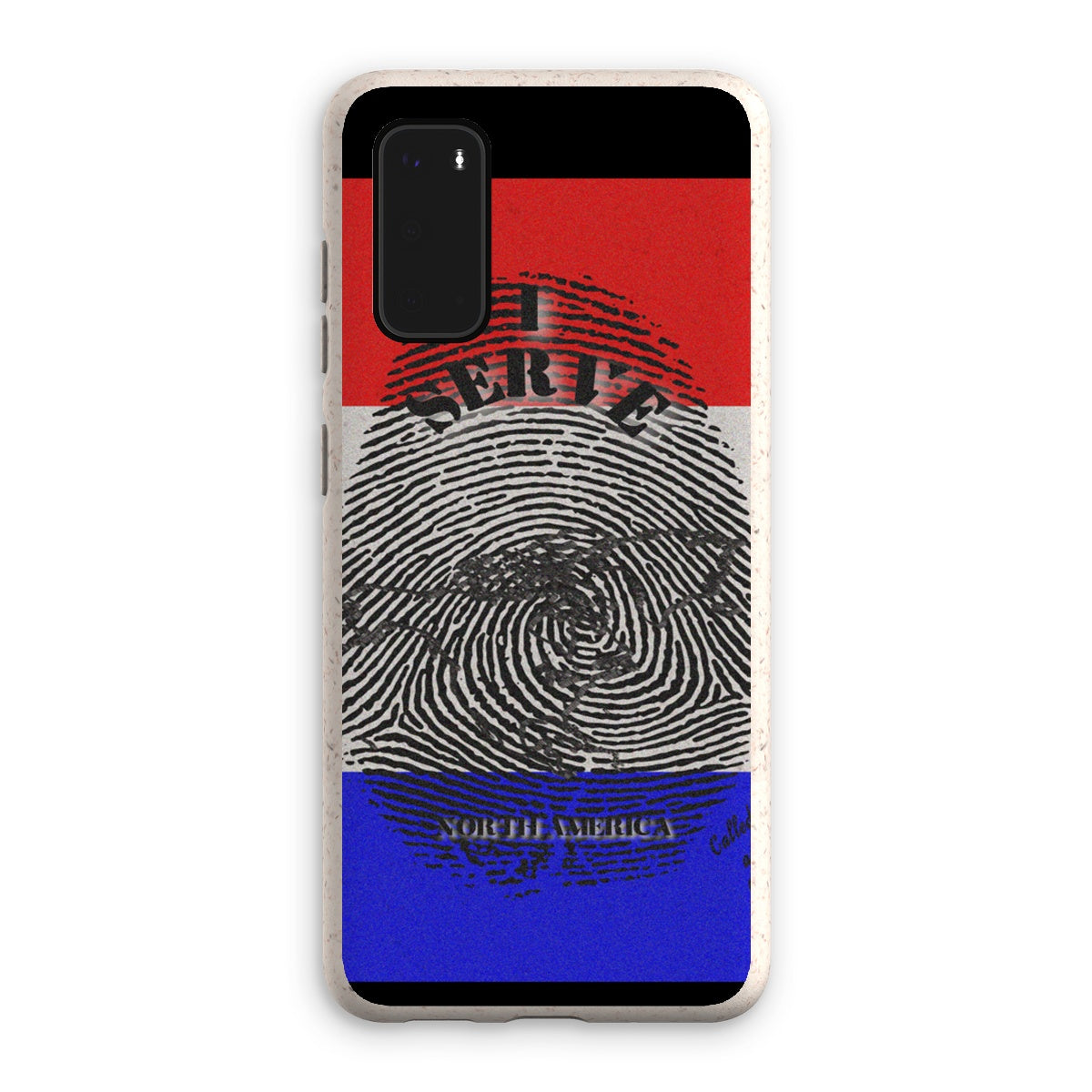I Serve North America Fingerprint Eco Phone Case