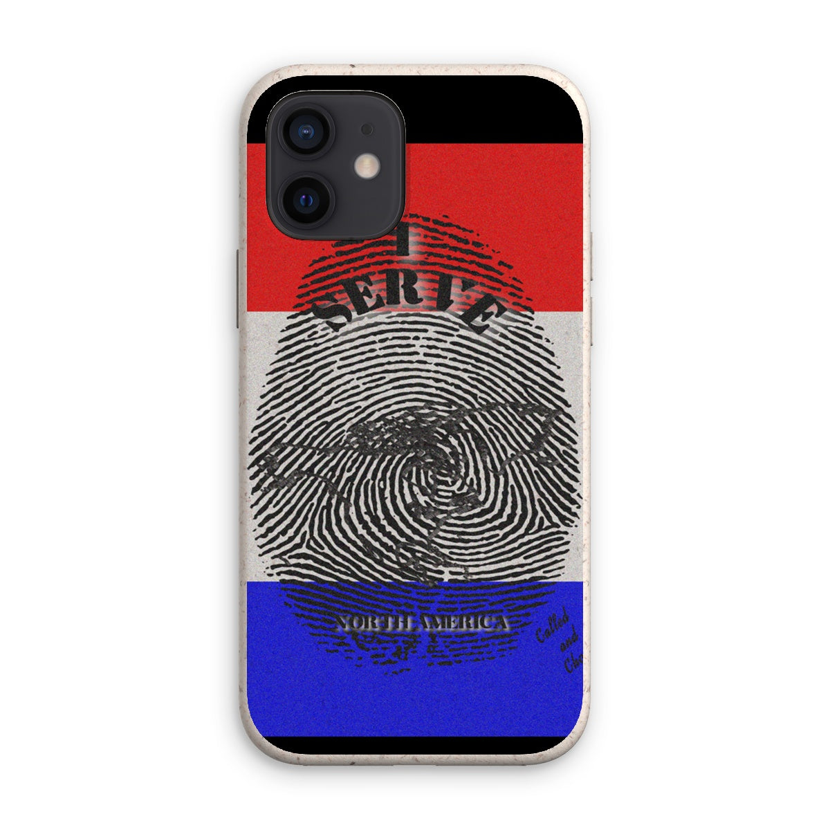 I Serve North America Fingerprint Eco Phone Case