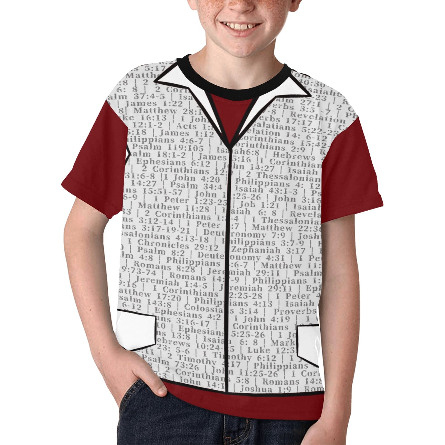 Youth Boy Psalm 139:14 Covered T-Shirt