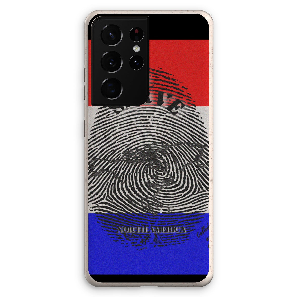 I Serve North America Fingerprint Eco Phone Case