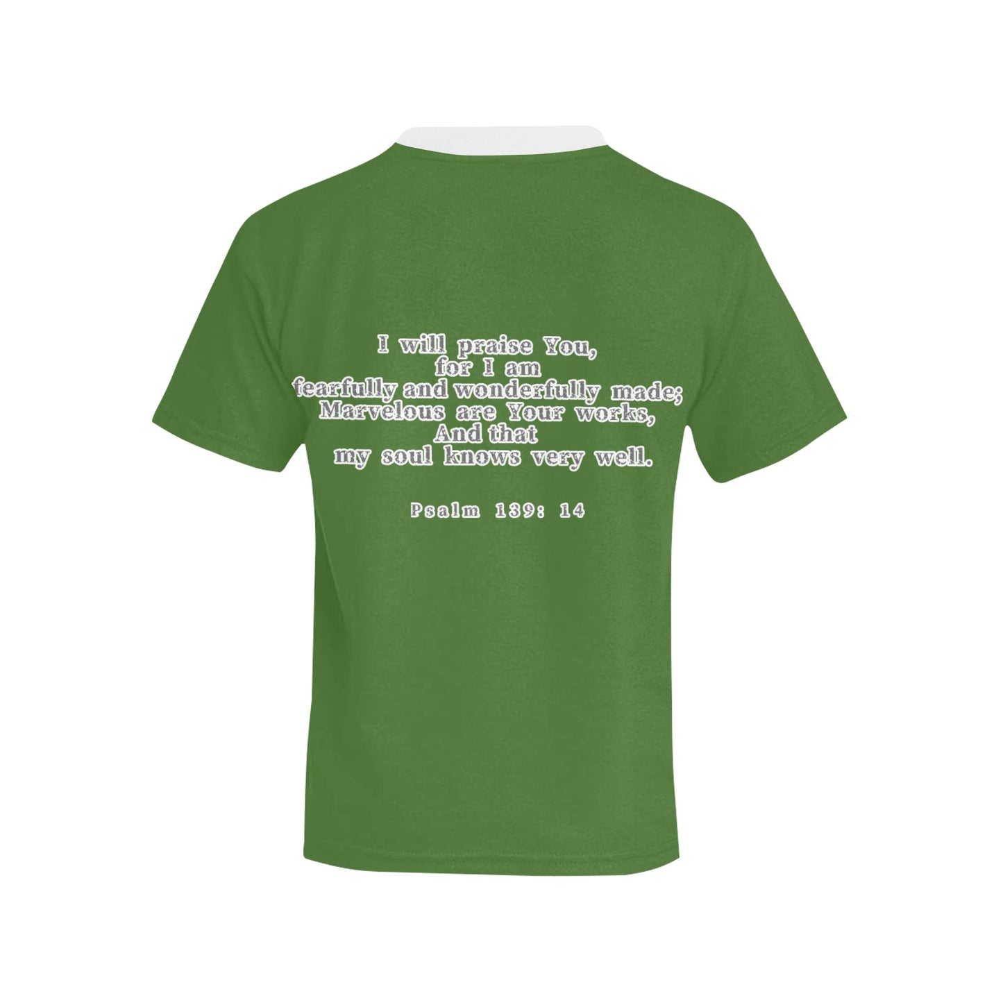 Youth Girl Psalm 139:14 Covered T-Shirt