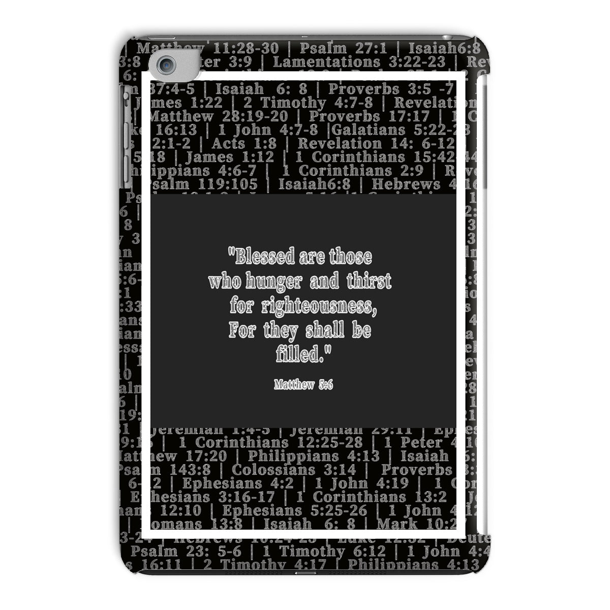 Matthew 5:6 Verse iPad Case