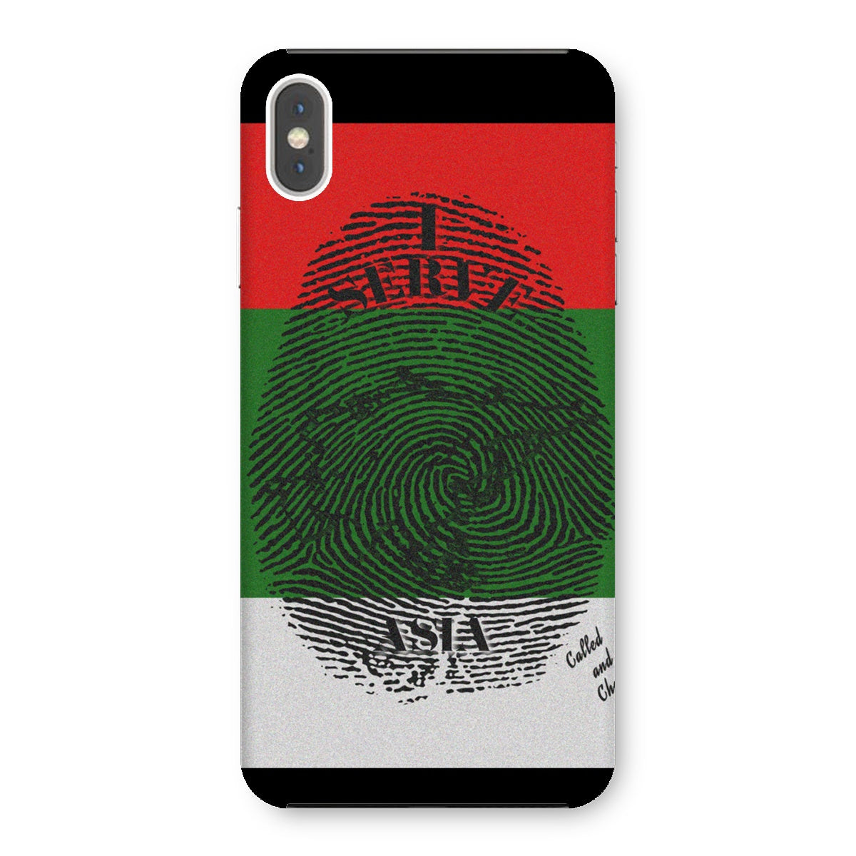 I Serve Asia Fingerprint Snap Phone Case