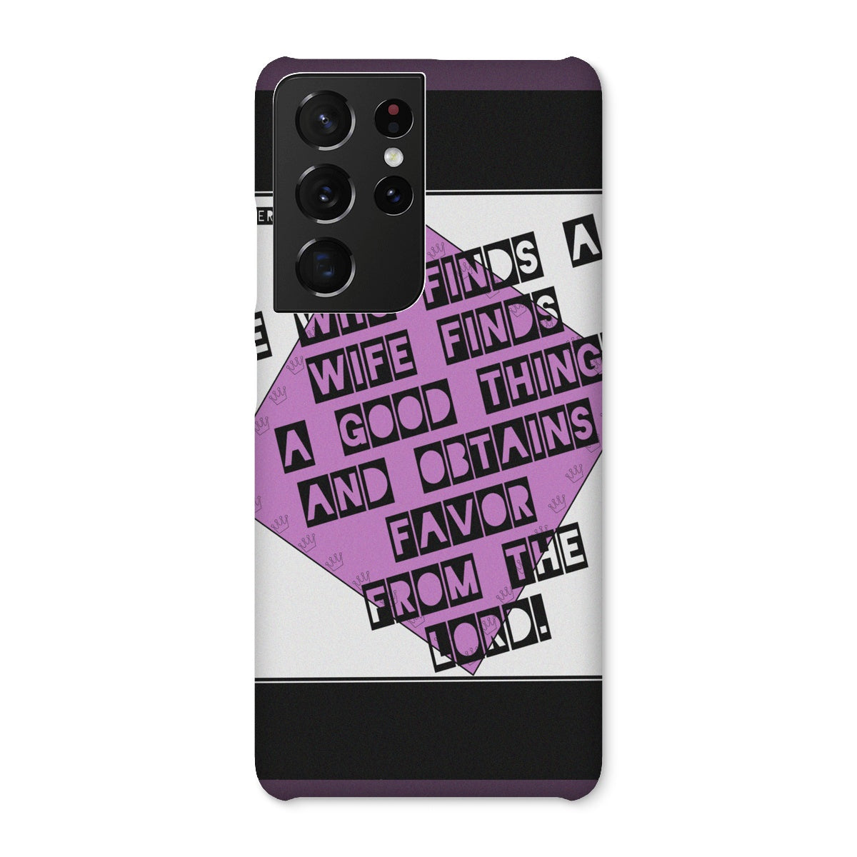 His Proverbs 18:22 Retro Snap Phone Case