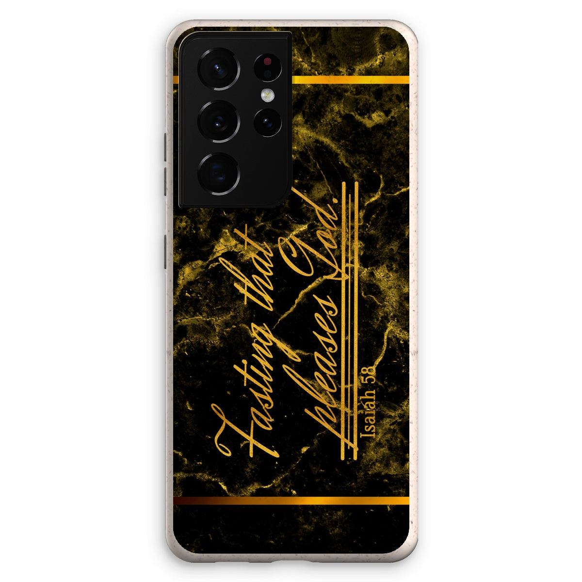 Fasting that Pleases God || Isaiah 58 Eco Phone Case