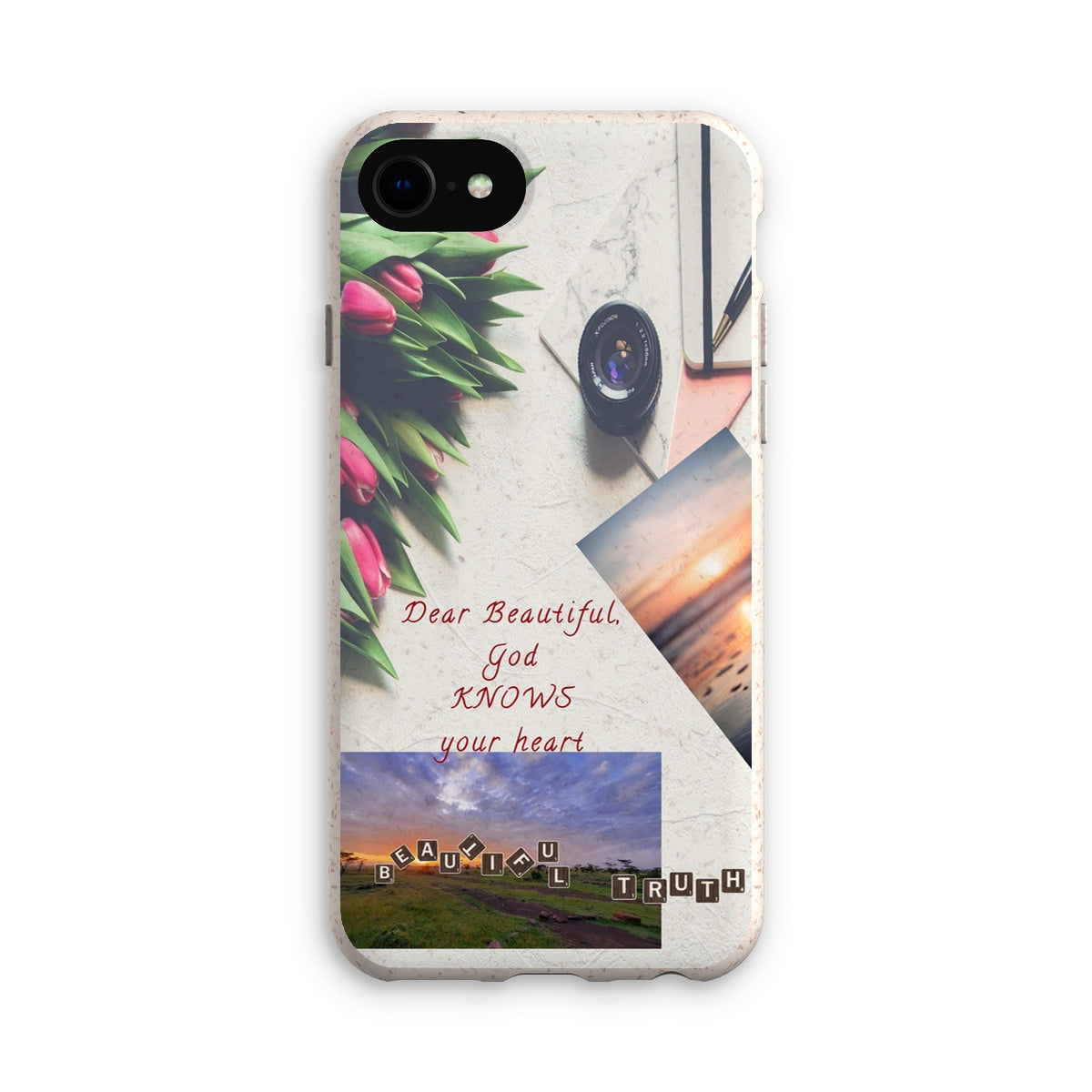 Dear Beautiful God Knows Eco Phone Case