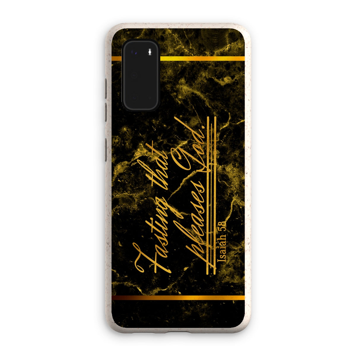 Fasting that Pleases God || Isaiah 58 Eco Phone Case