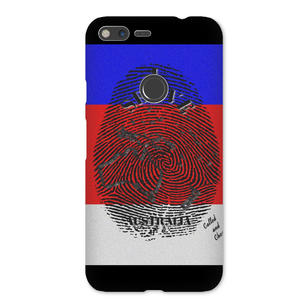 I Serve Australia Fingerprint Snap Phone Case
