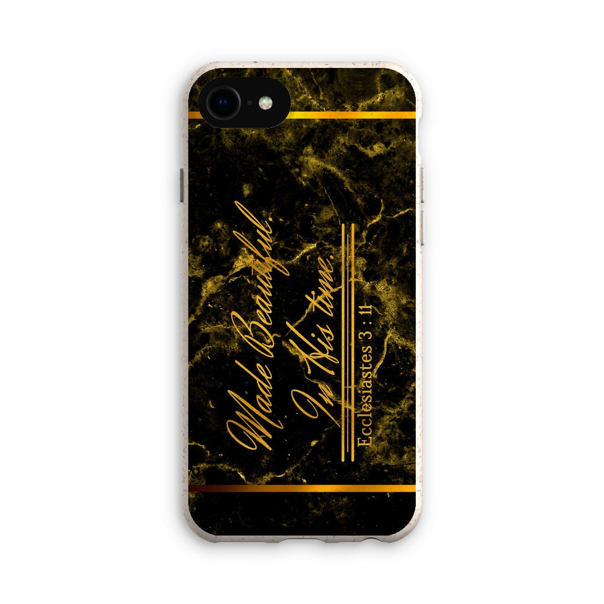 Made Beautiful in His Time || Ecclesiastes 3:11 Eco Phone Case