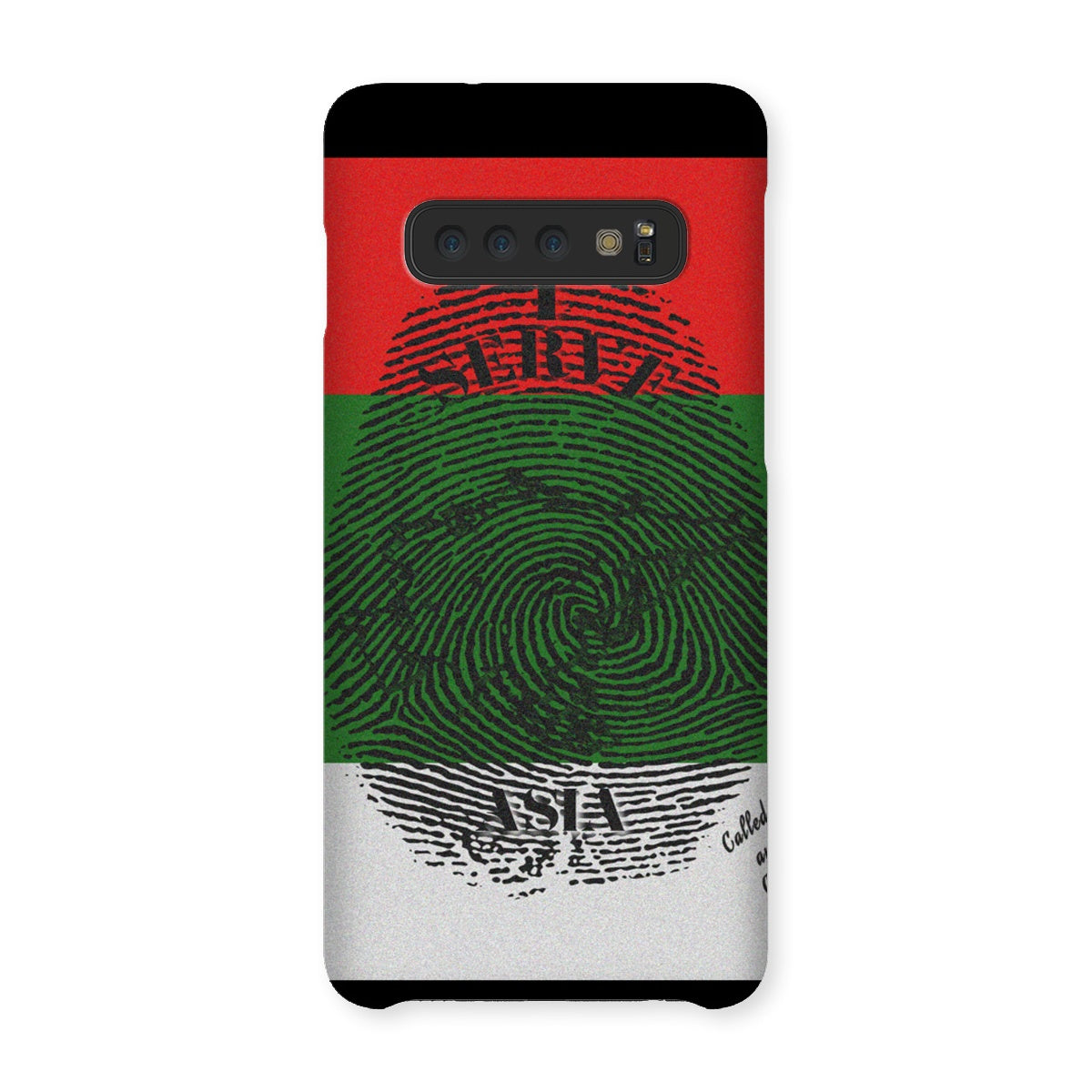 I Serve Asia Fingerprint Snap Phone Case