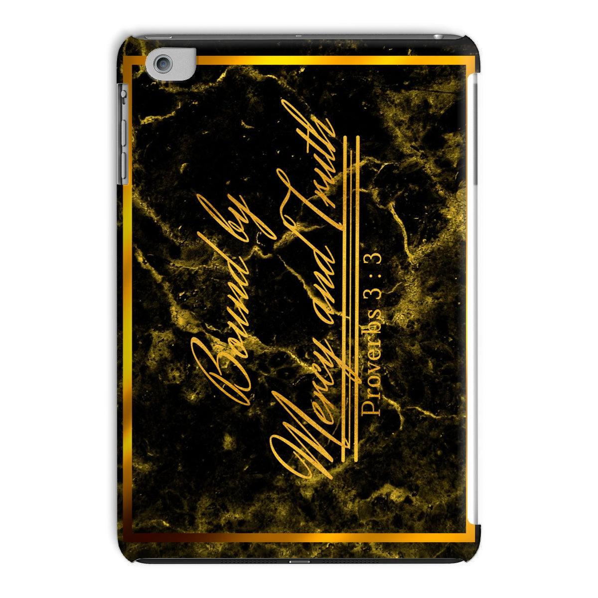 Bound by Mercy and Truth || Proverbs 3:3 iPad Case