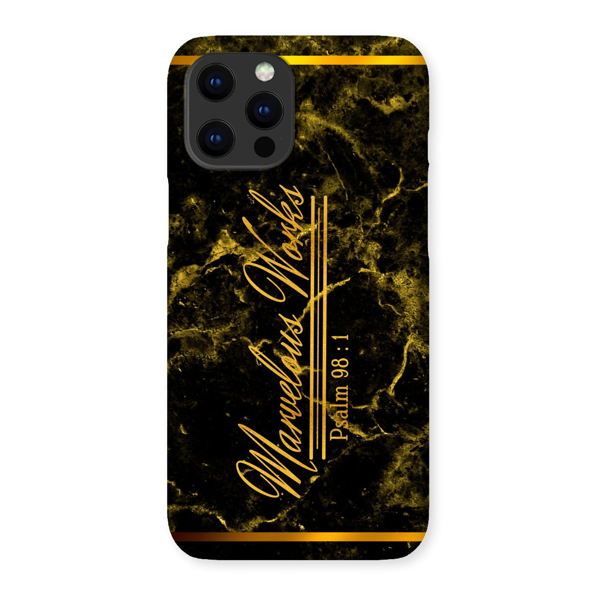 Marvelous Works || Psalm 98 Snap Phone Case
