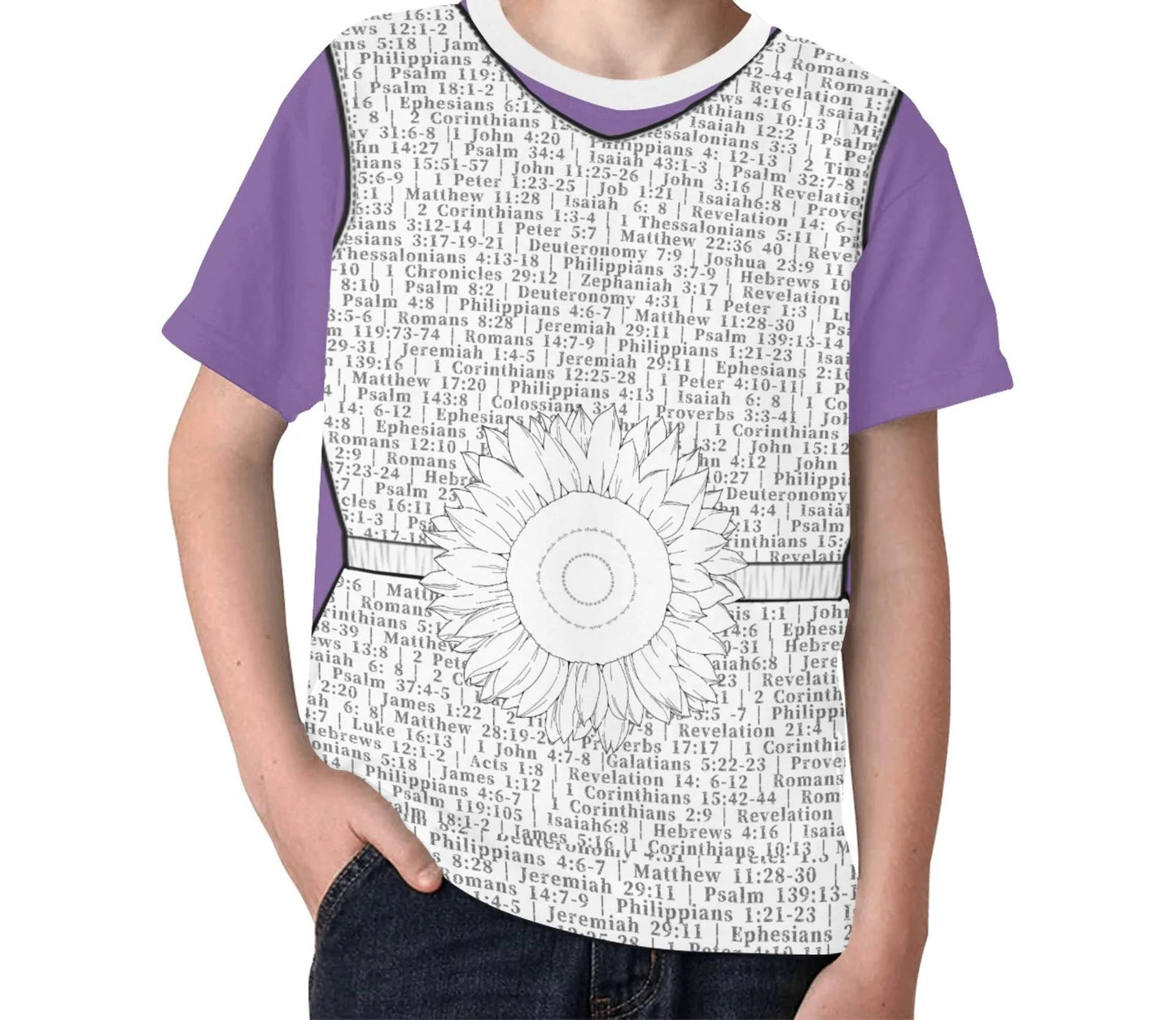 Youth Girl Psalm 139:14 Covered T-Shirt