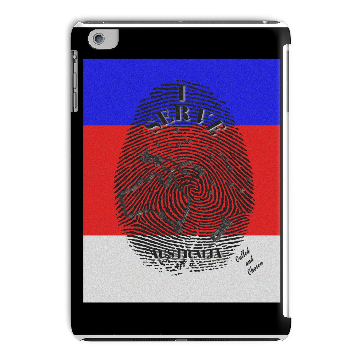 I Serve Australia Fingerprint iPad Case