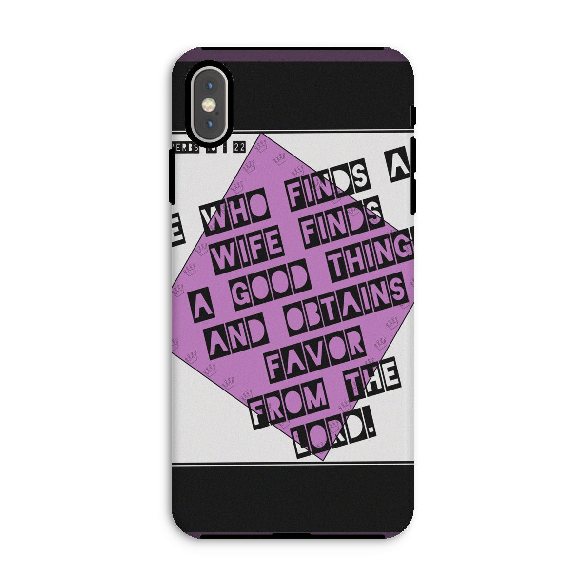 His Proverbs 18:22 Retro Tough Phone Case