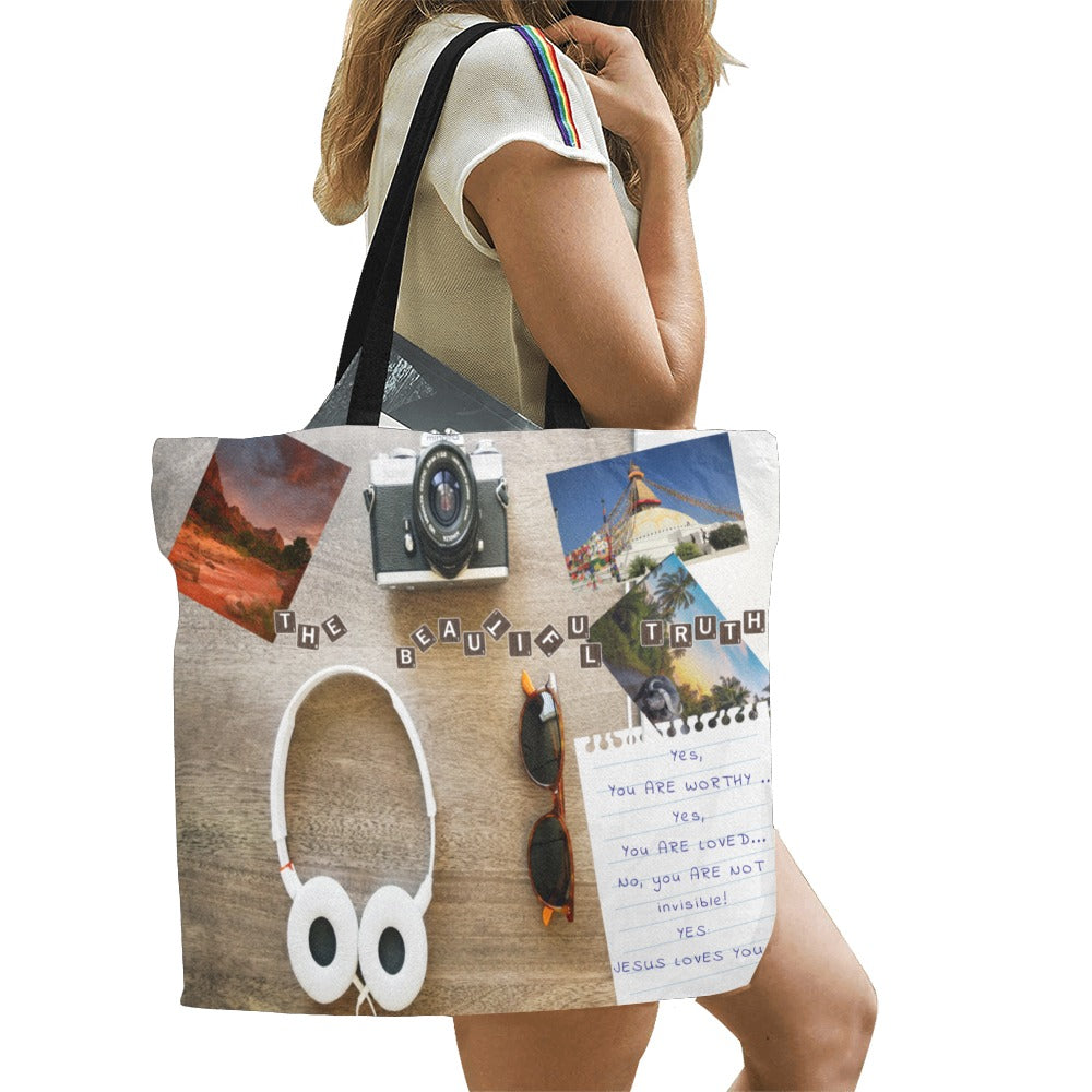 You Are Worthy Canvas Tote