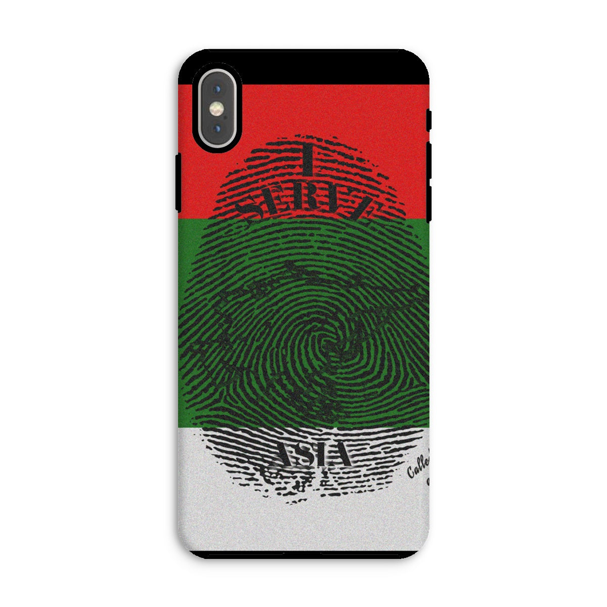I Serve Asia Fingerprint Tough Phone Case
