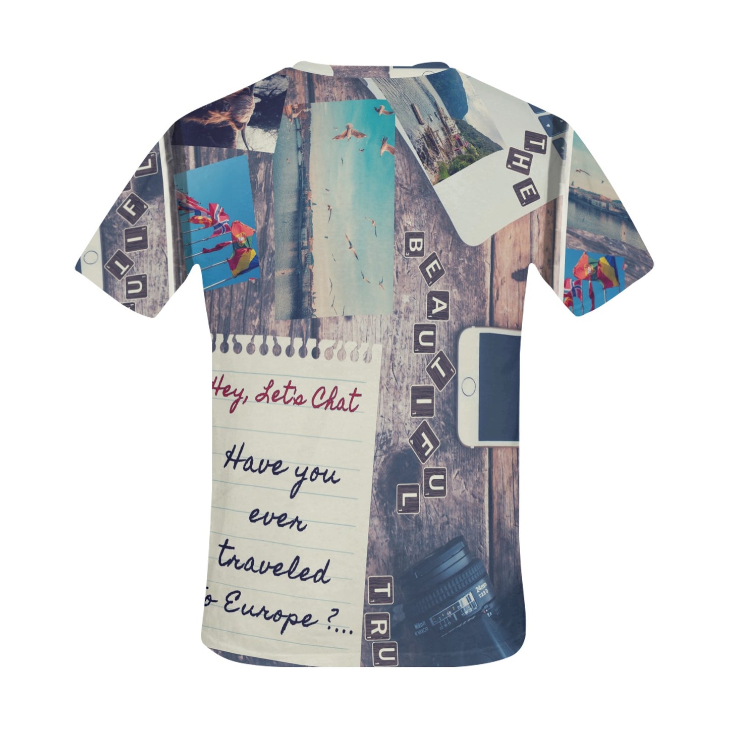 Adult Unisex Travel to Europe Jersey Tee