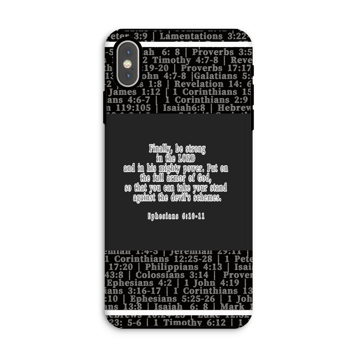 Ephesians 6:10-11 Verse Tough Phone Case