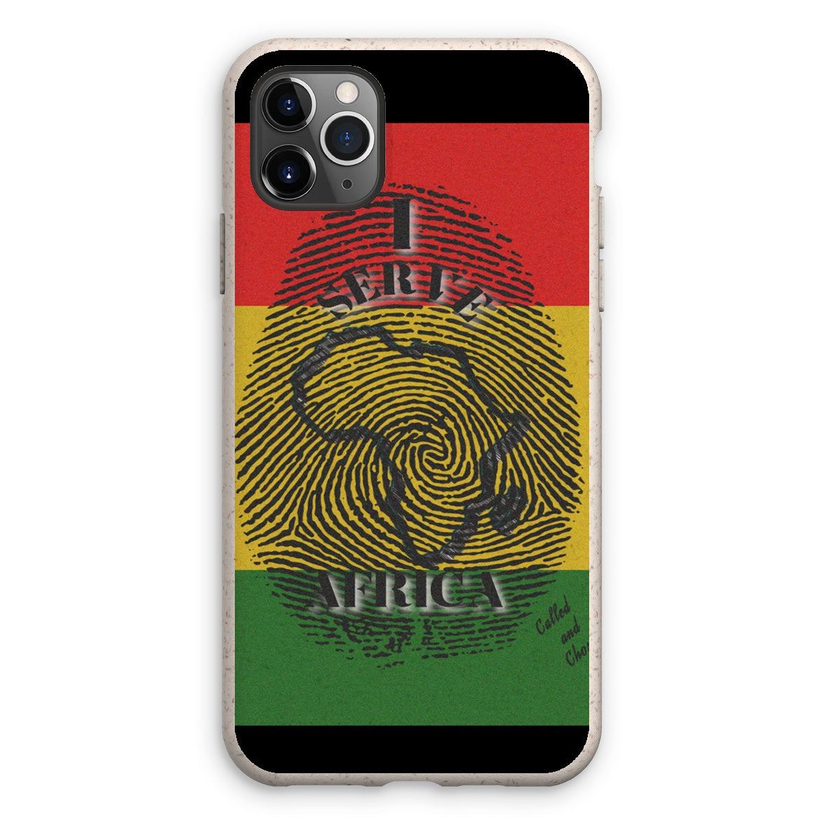 I Serve Africa Fingerprint Eco Phone Case