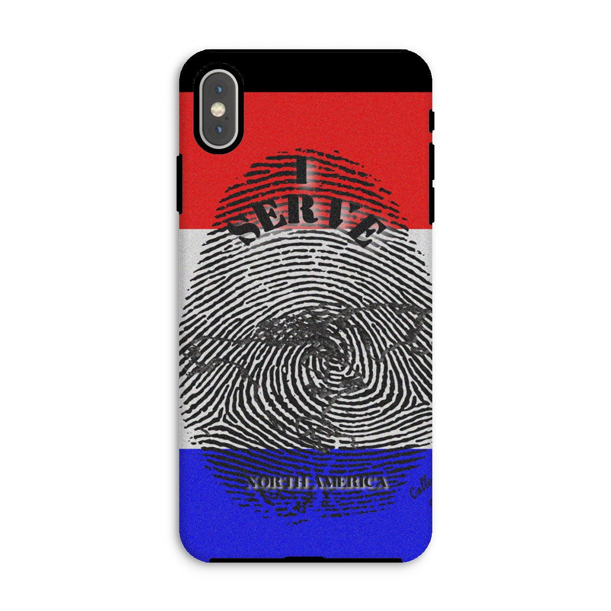 I Serve North America Fingerprint Tough Phone Case