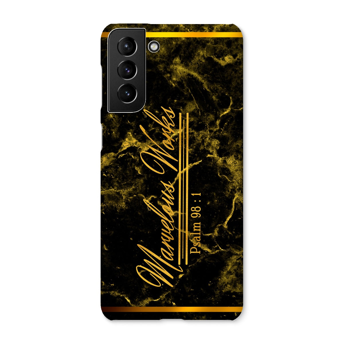 Marvelous Works || Psalm 98 Snap Phone Case