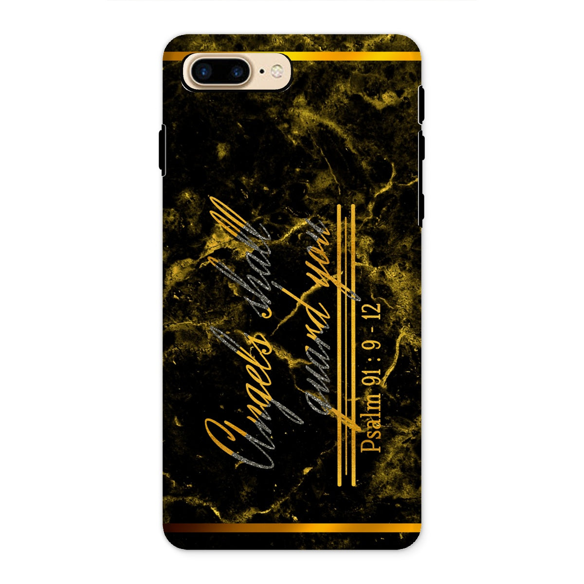 Angels Shall Guard You || Psalm 91:9-12 Tough Phone Case