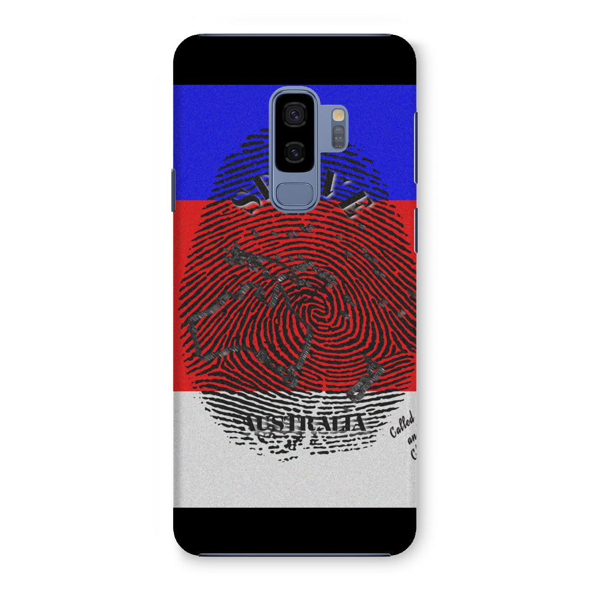 I Serve Australia Fingerprint Snap Phone Case
