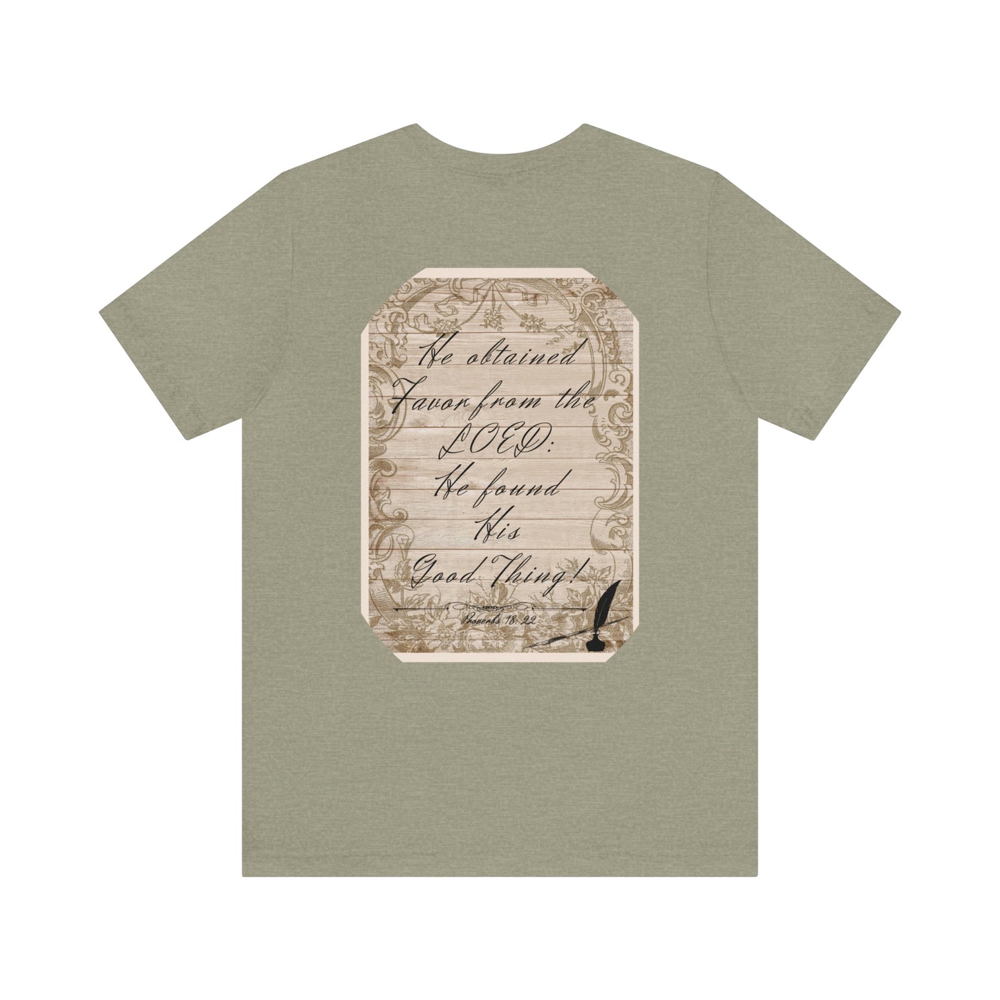 Mama's Vintage Proverbs 18:22 Jersey Tee