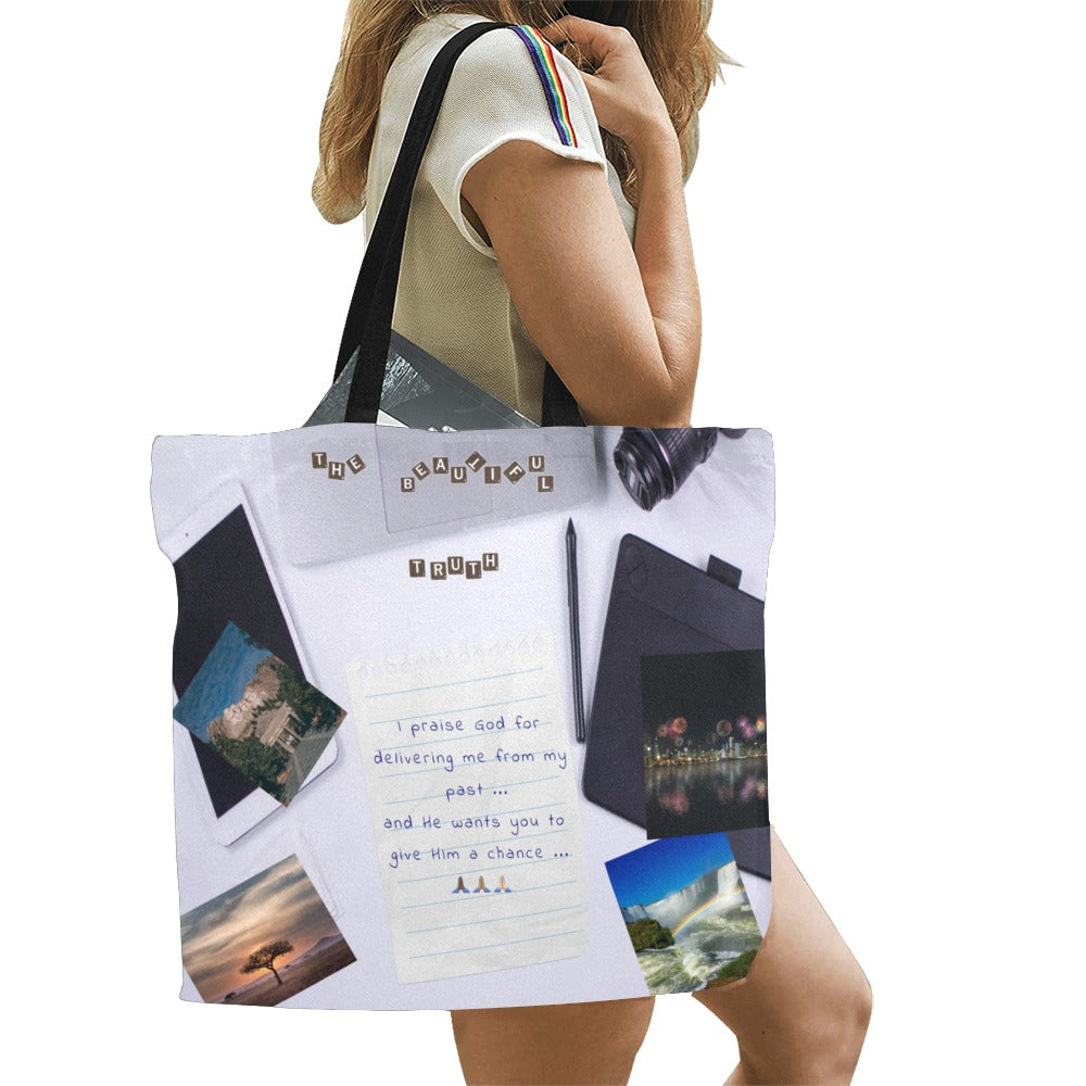 I Praise God Canvas Tote