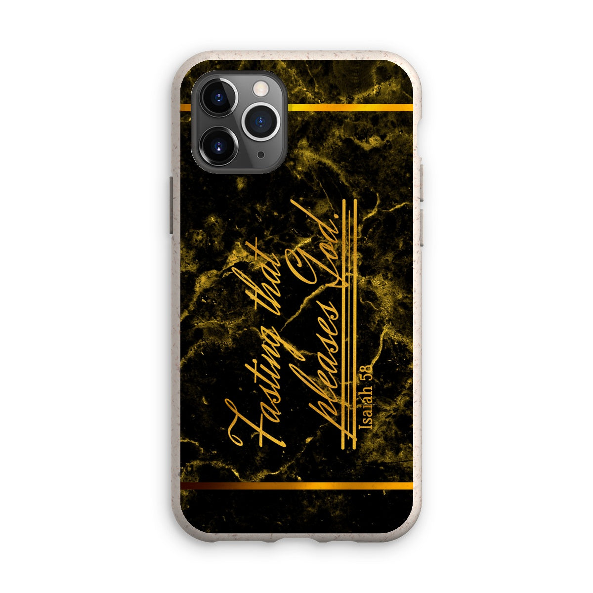 Fasting that Pleases God || Isaiah 58 Eco Phone Case