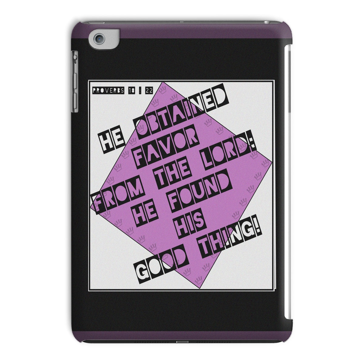 Her Proverbs 18:22 Retro iPad Case