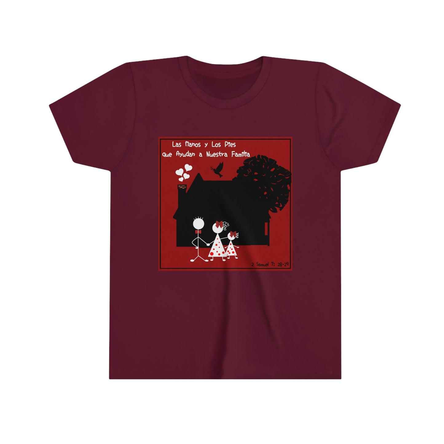 Spanish || Youth Girl's Family-Band T-Shirt