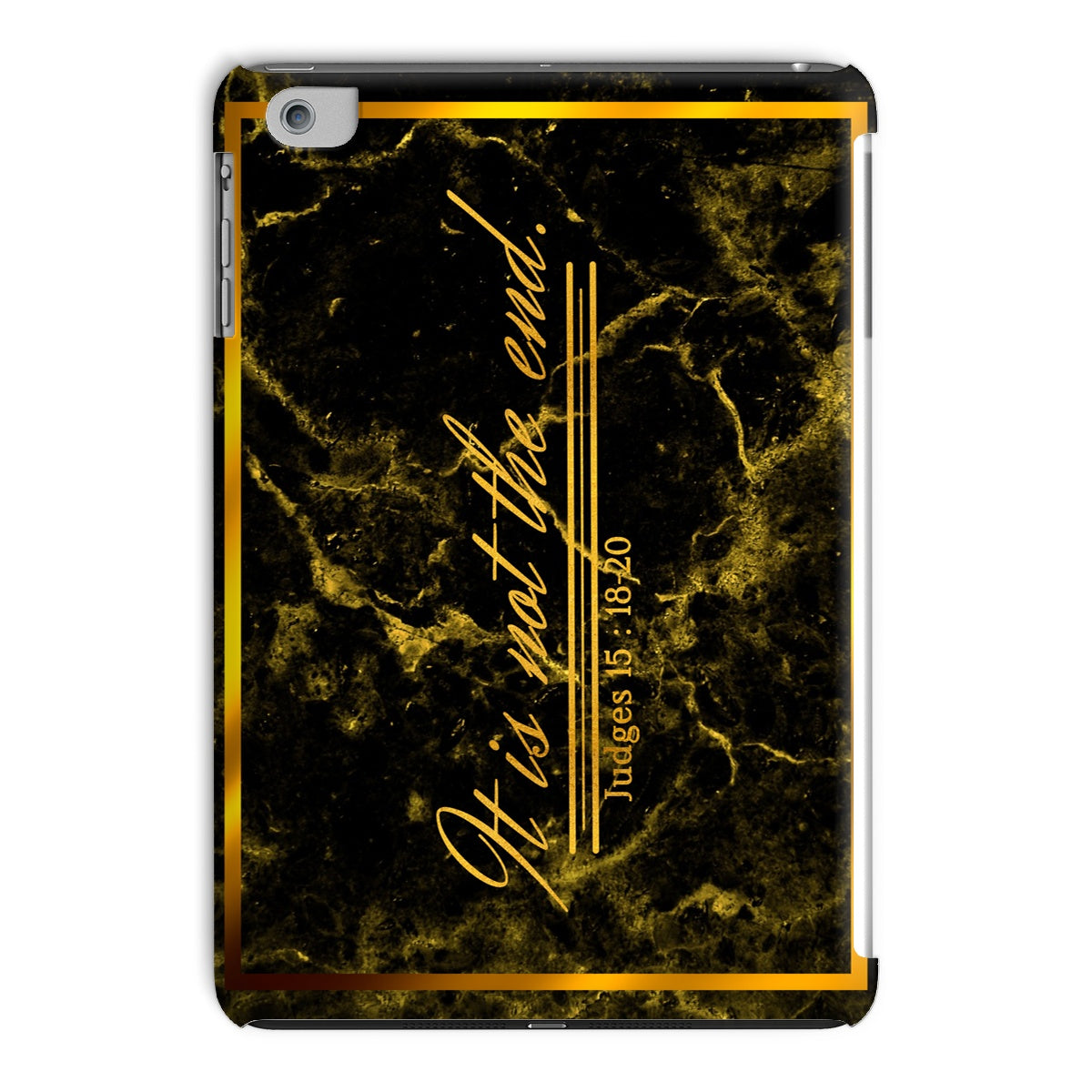 It Is Not The End || Judges 15:18-20 iPad Case