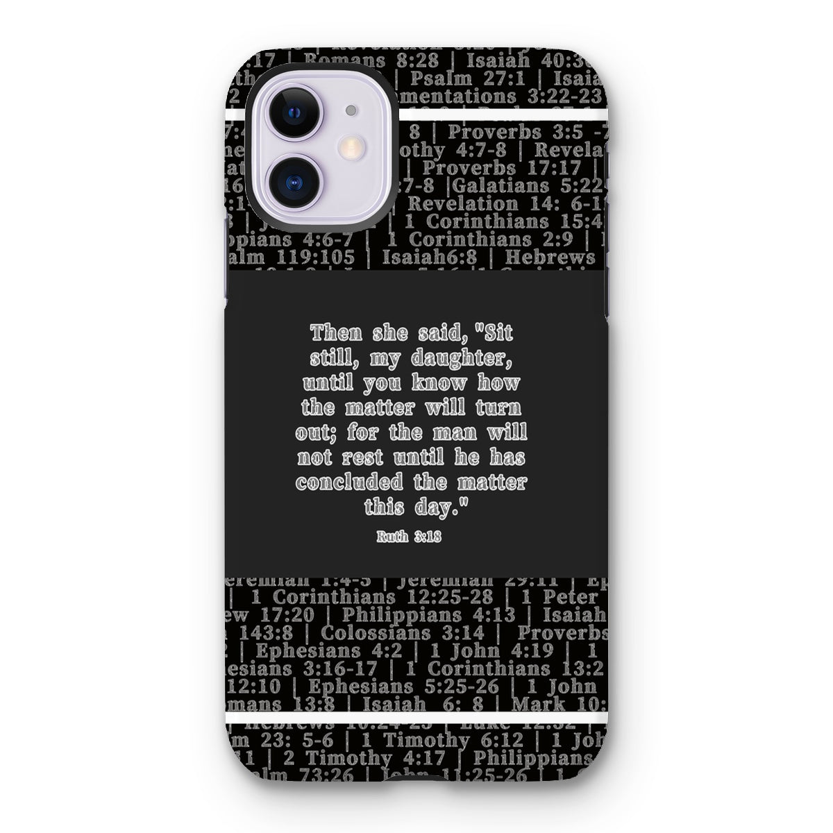Ruth 3:18 Verse Tough Phone Case