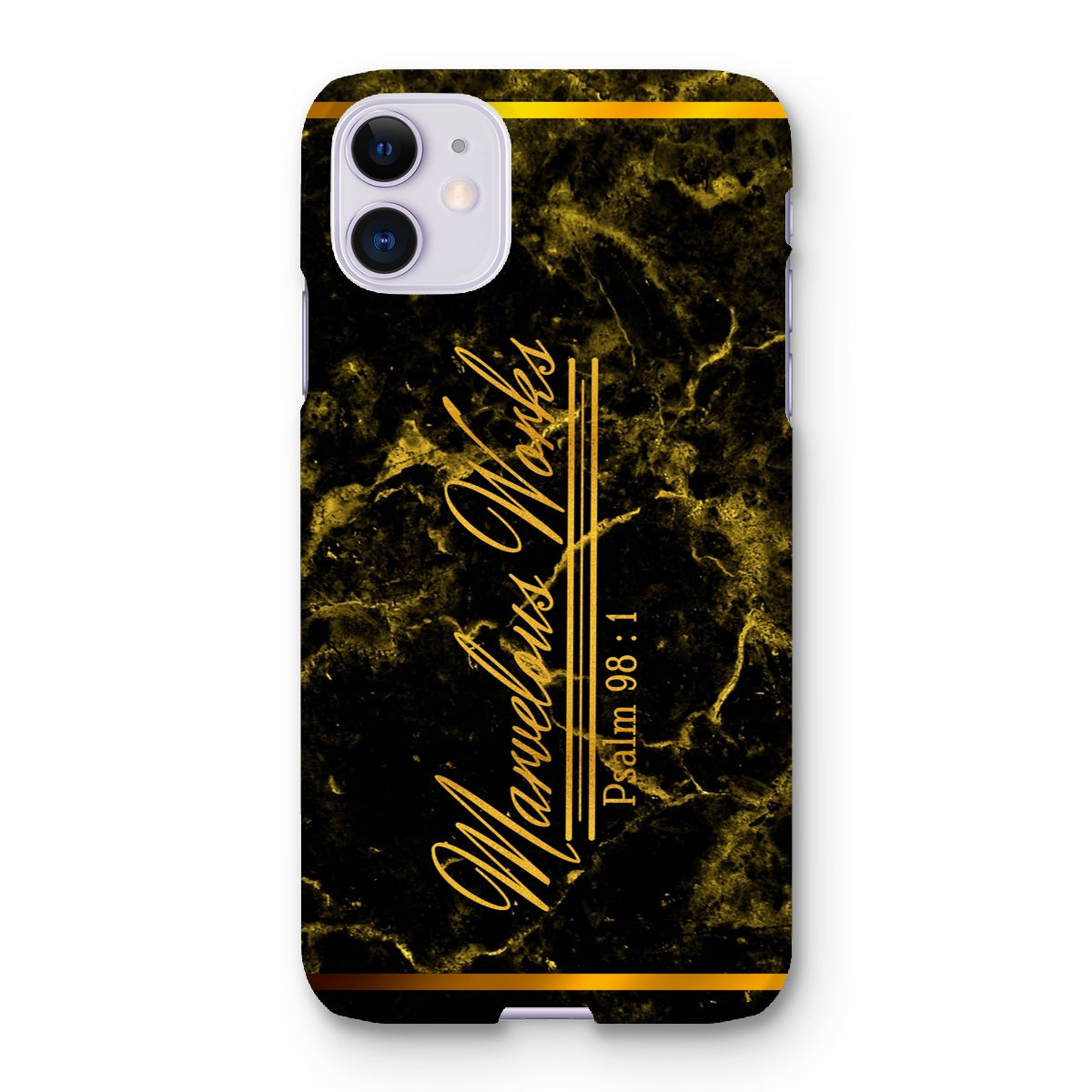 Marvelous Works || Psalm 98 Snap Phone Case