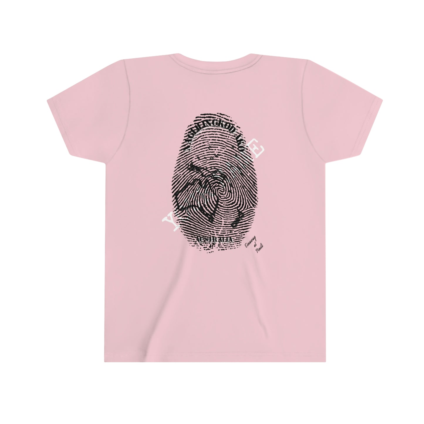 Philippines || Youth Unisex I Serve Australia Personalized Fingerprint T-Shirt