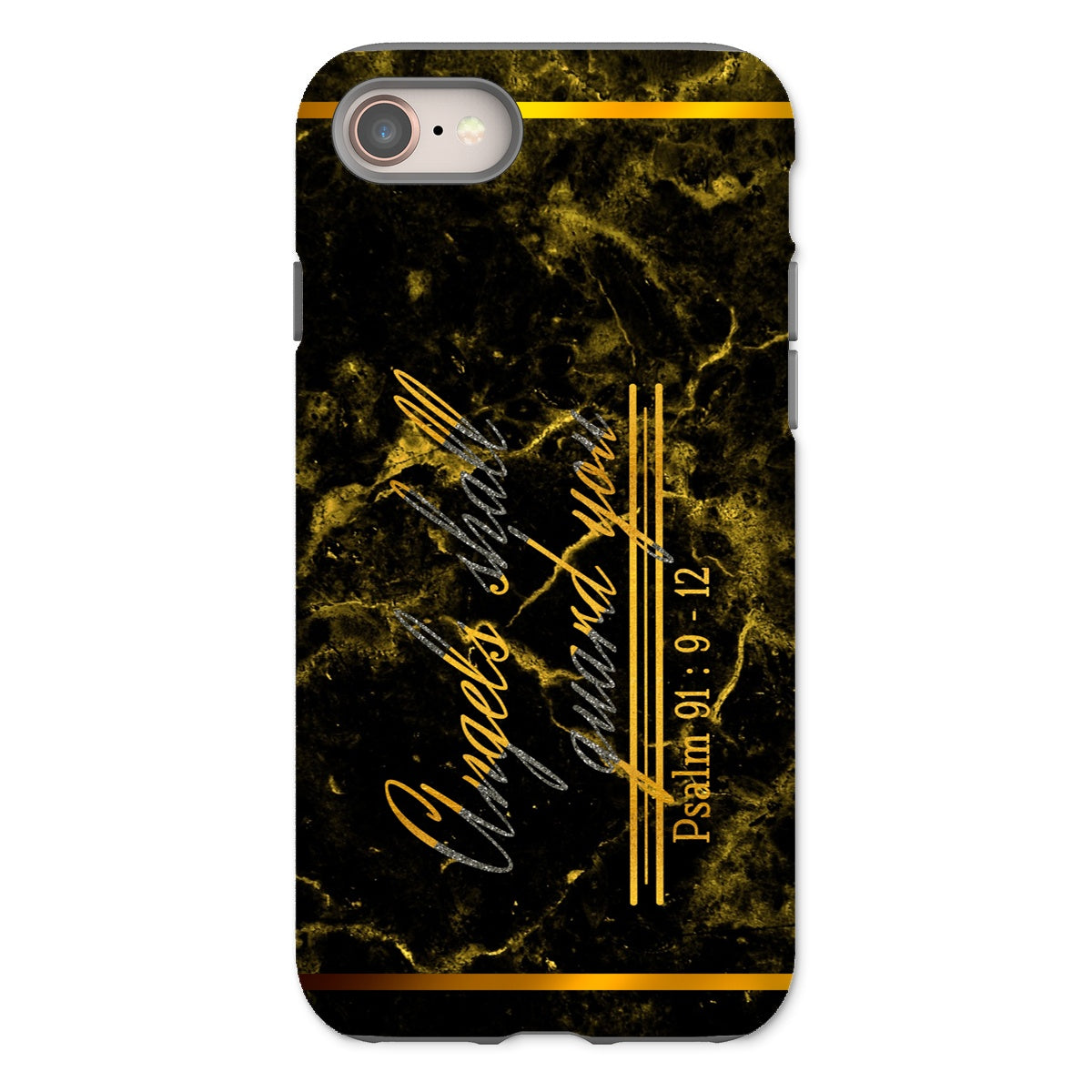 Angels Shall Guard You || Psalm 91:9-12 Tough Phone Case