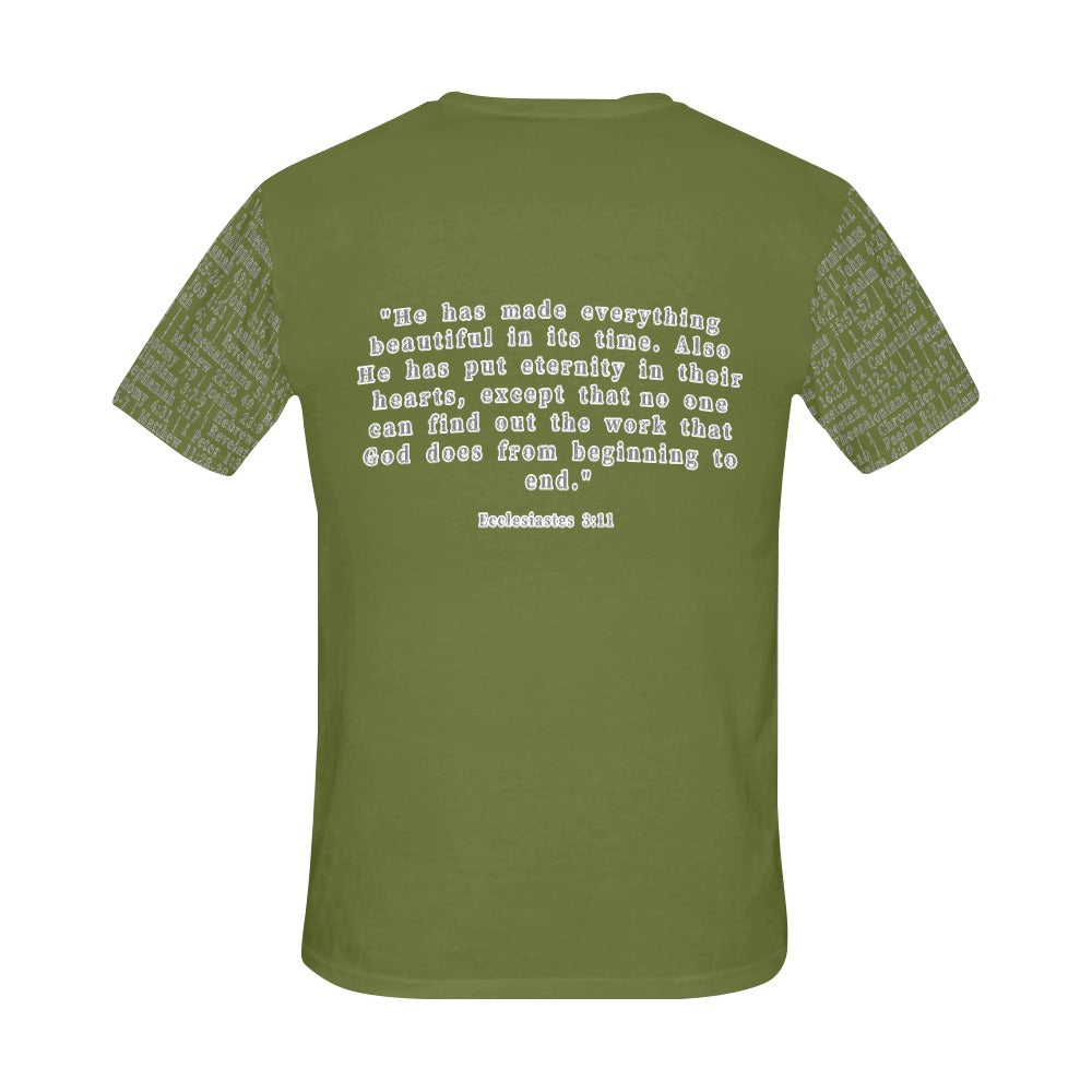Adult Unisex Ecclesiastes 3:11 D.H.W. Jersey Tee