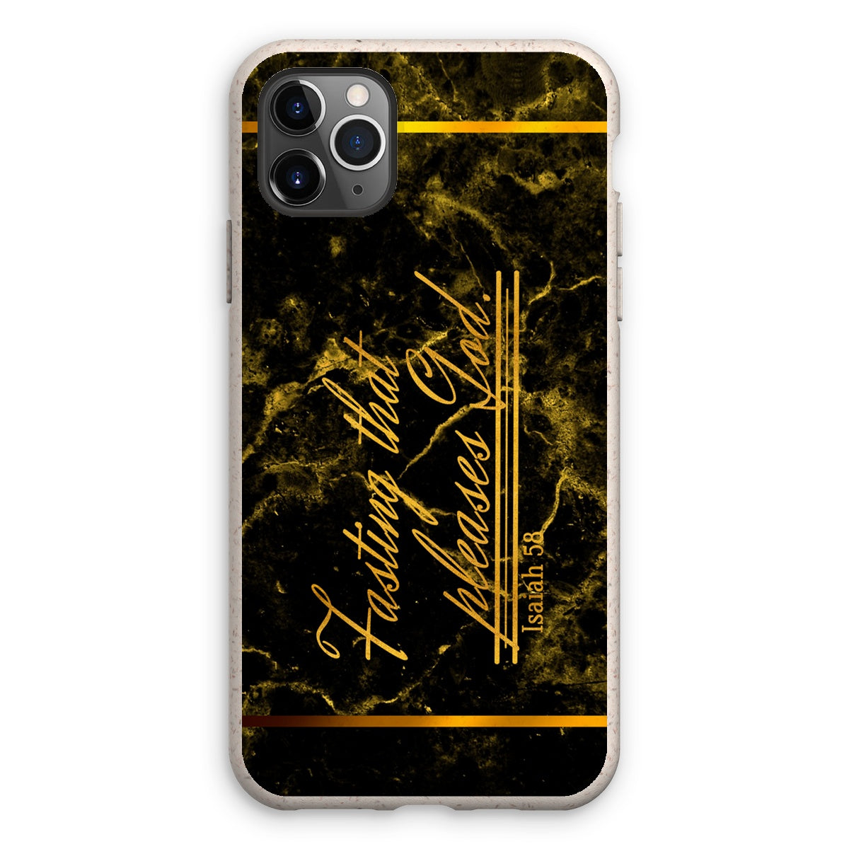 Fasting that Pleases God || Isaiah 58 Eco Phone Case
