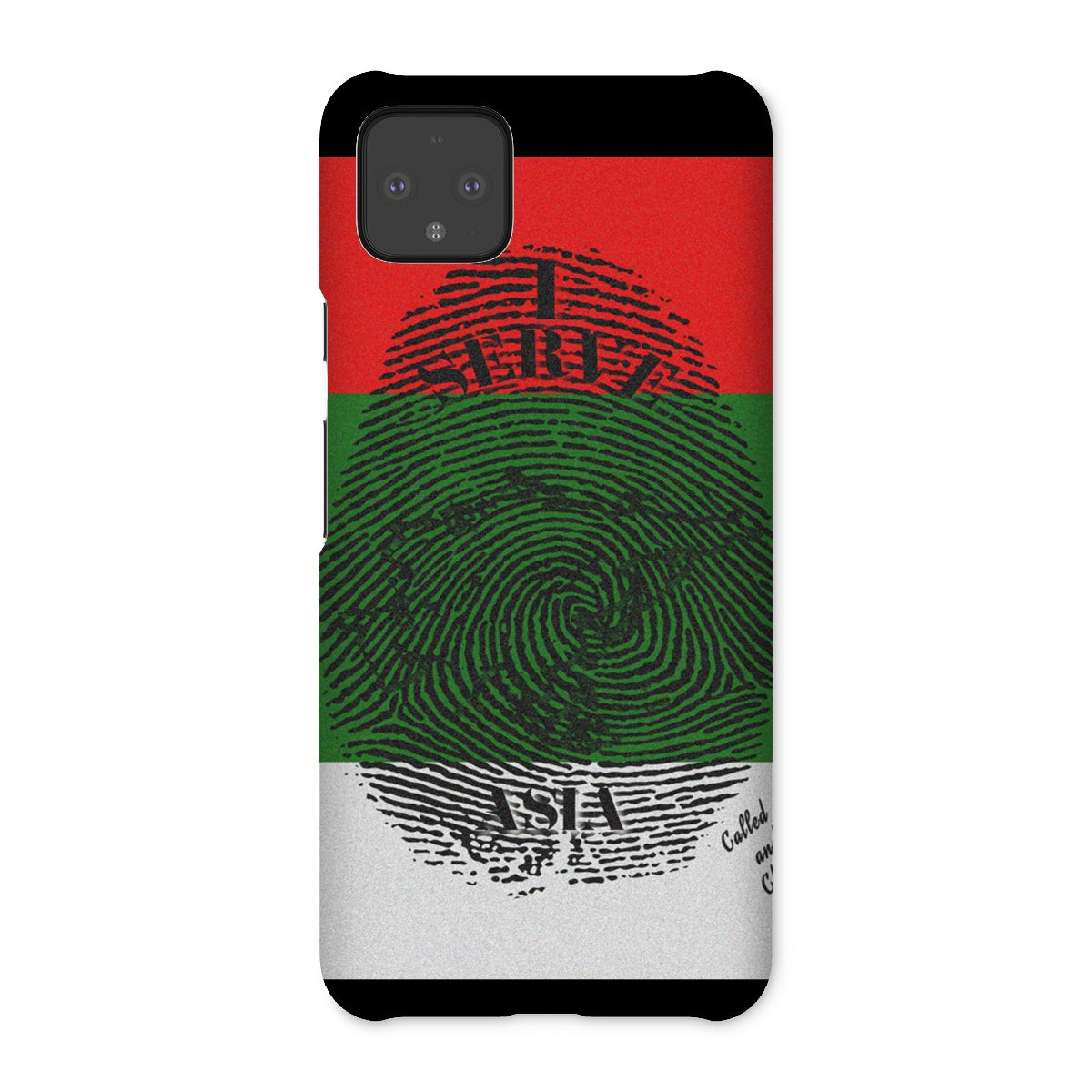 I Serve Asia Fingerprint Snap Phone Case