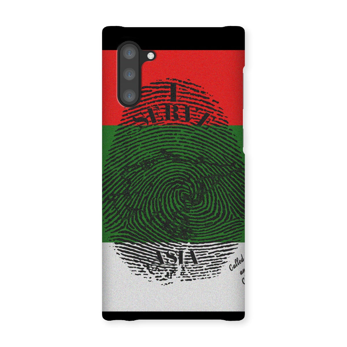 I Serve Asia Fingerprint Snap Phone Case