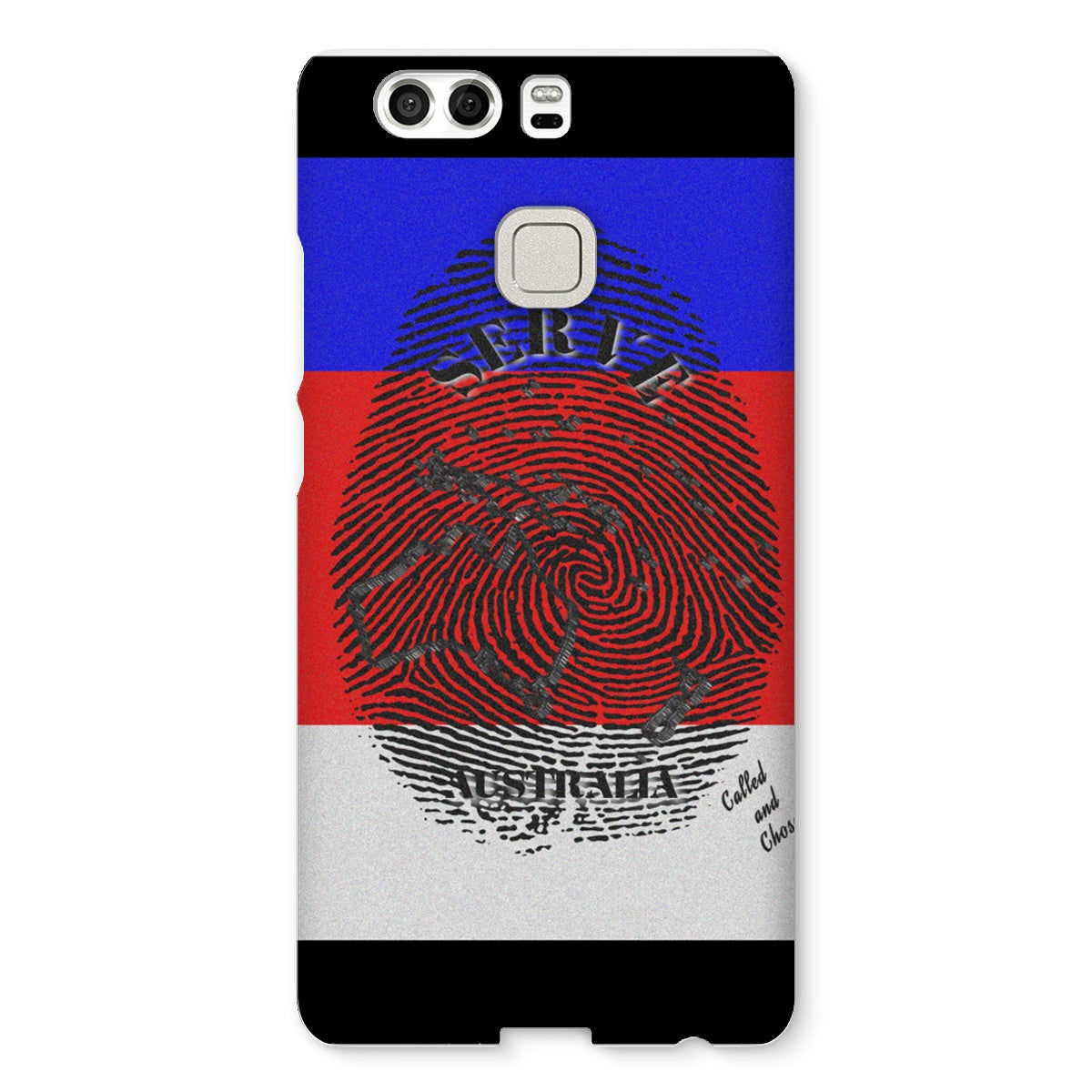 I Serve Australia Fingerprint Snap Phone Case