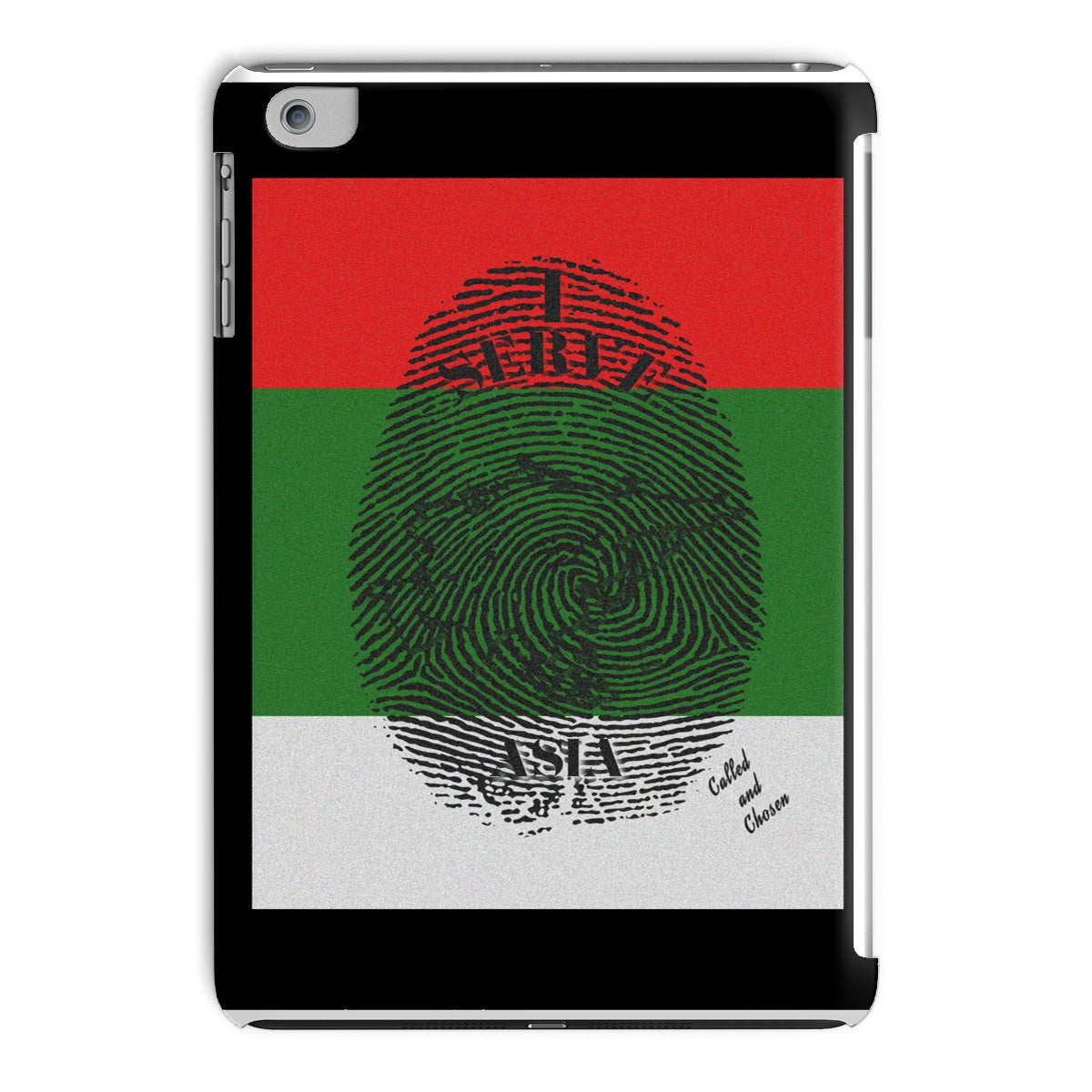 I Serve Asia Fingerprint iPad Case